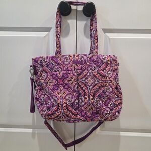 Vera Bradley Vibrant Paisley Tote Bag